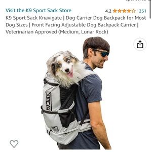 Pet carrier backpack! Used once!